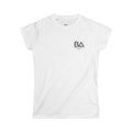 Women's Tee — Minimal 'BA' Logo Front & "All Heart. No Hype." Back