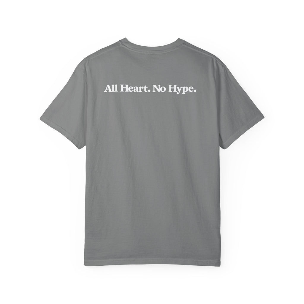 Breaux Ave “All Heart. No Hype.” Black/Grey Signature Tee