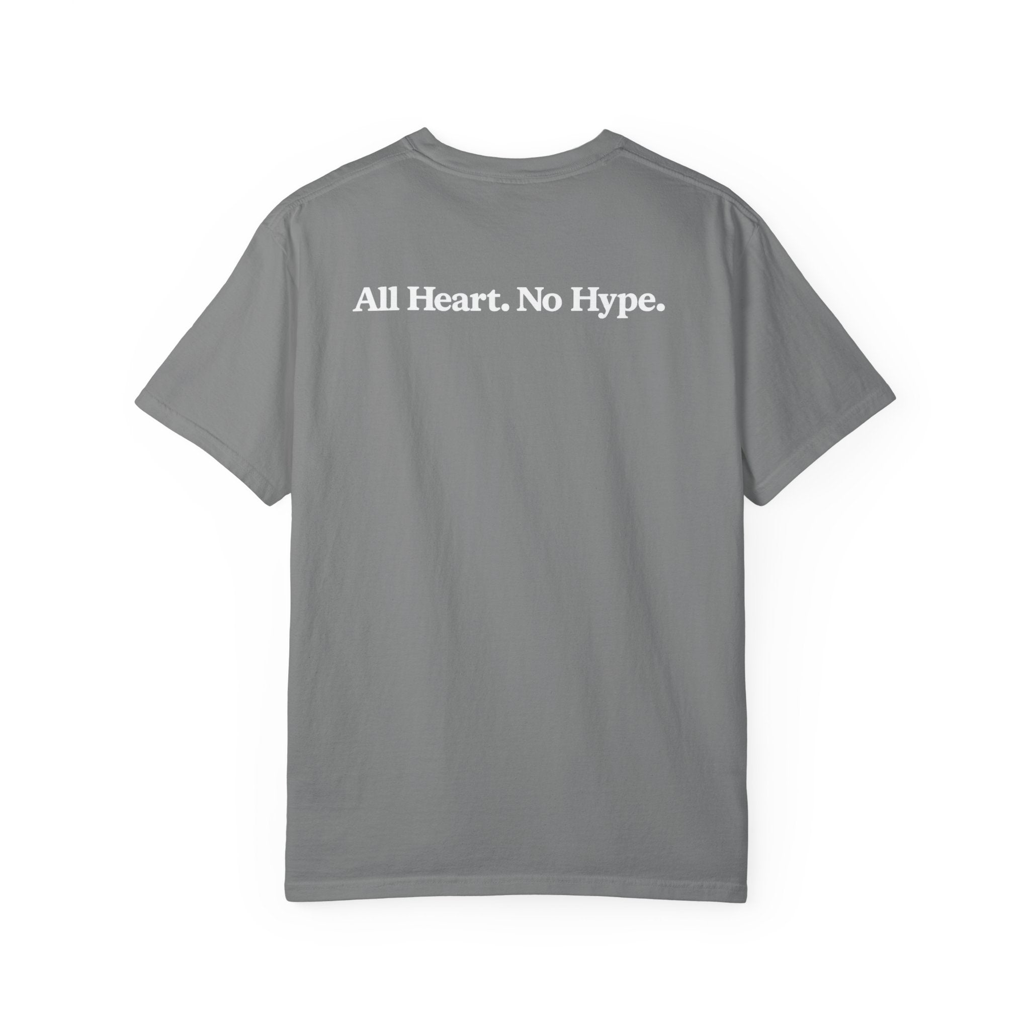 Breaux Ave “All Heart. No Hype.” Black/Grey Signature Tee