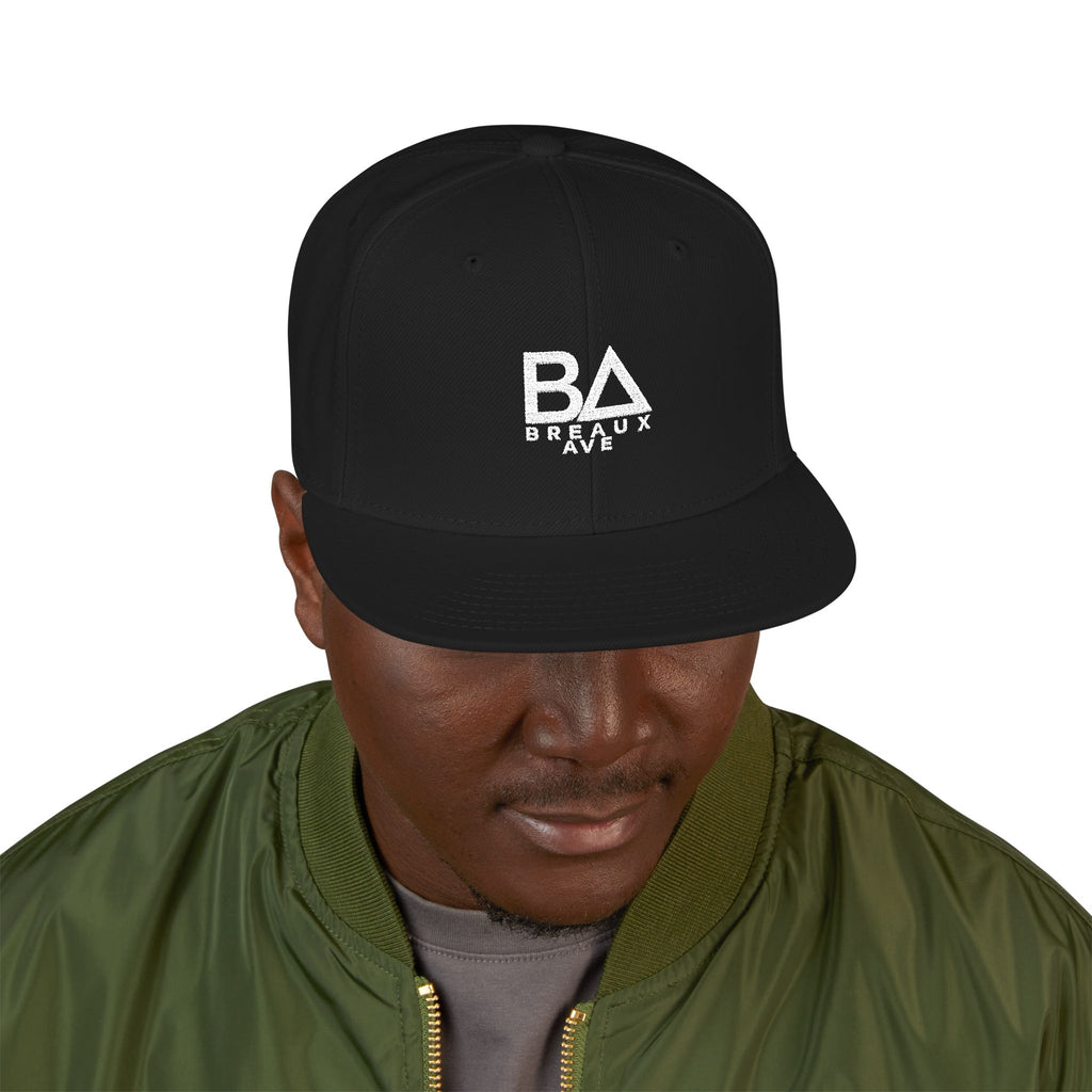 Breaux Ave Drip Embroidered Snapback Hat