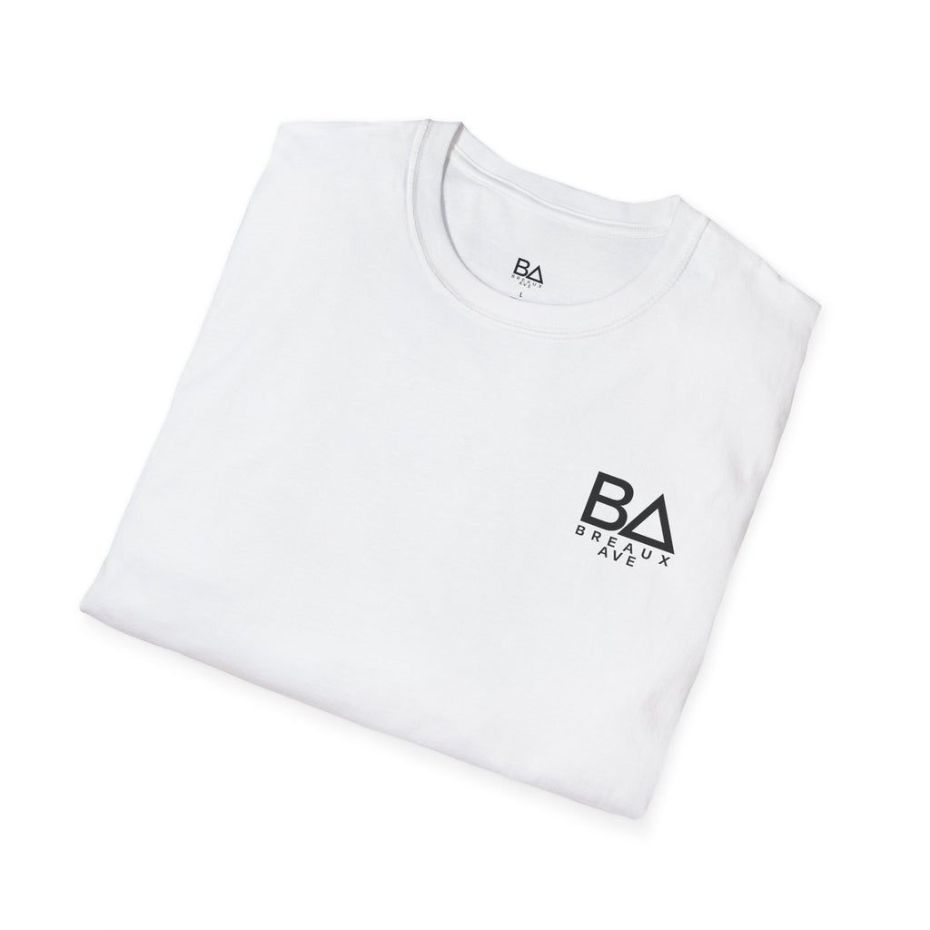 Minimalist 'All Heart. No Hype.' T-Shirt — Small BA Chest Logo