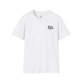 Minimalist 'All Heart. No Hype.' T-Shirt — Small BA Chest Logo