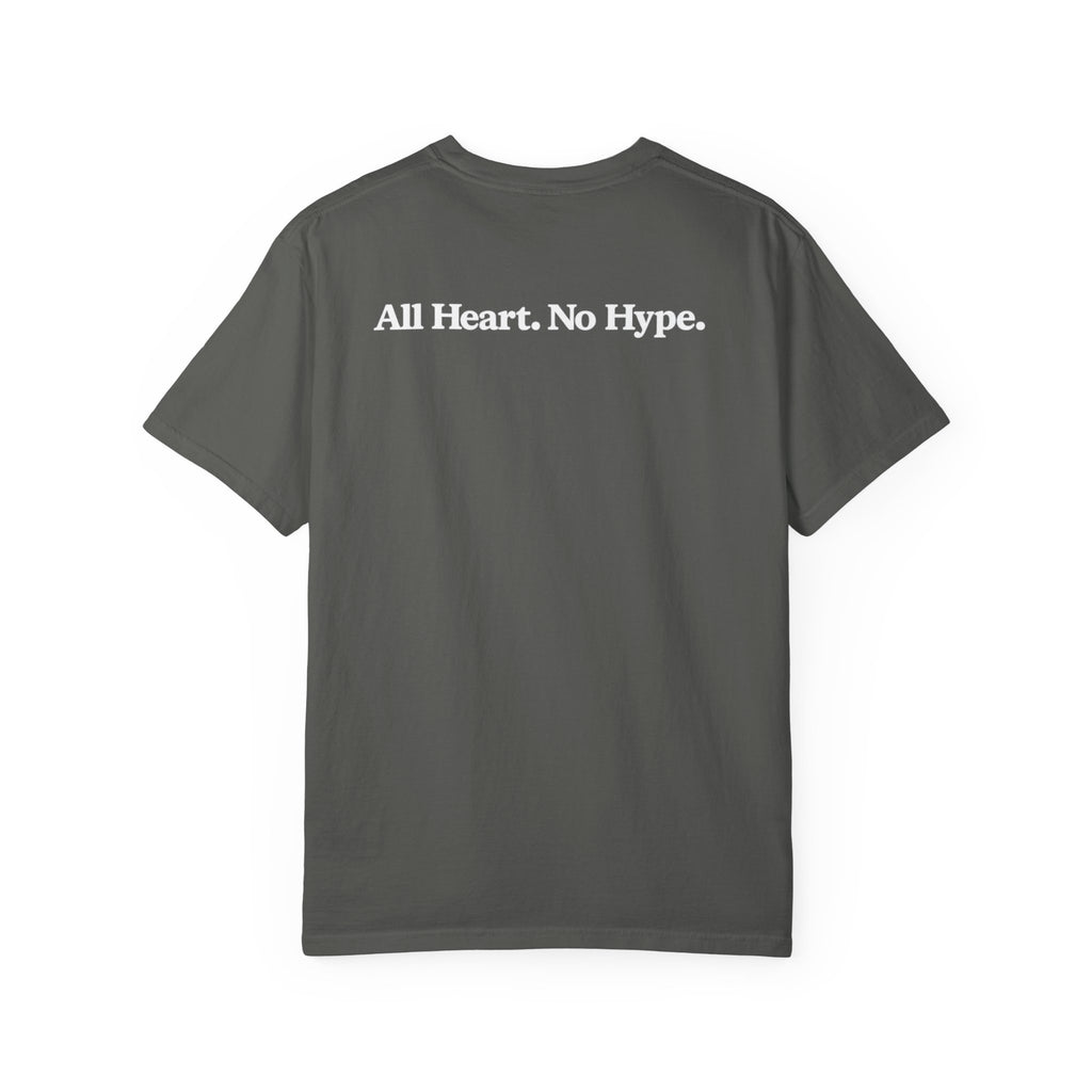Breaux Ave “All Heart. No Hype.” Black/Grey Signature Tee