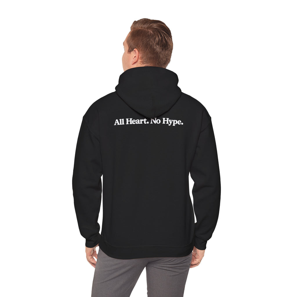 Breaux Ave “All Heart. No Hype.” Black Multi-Color Hoodie