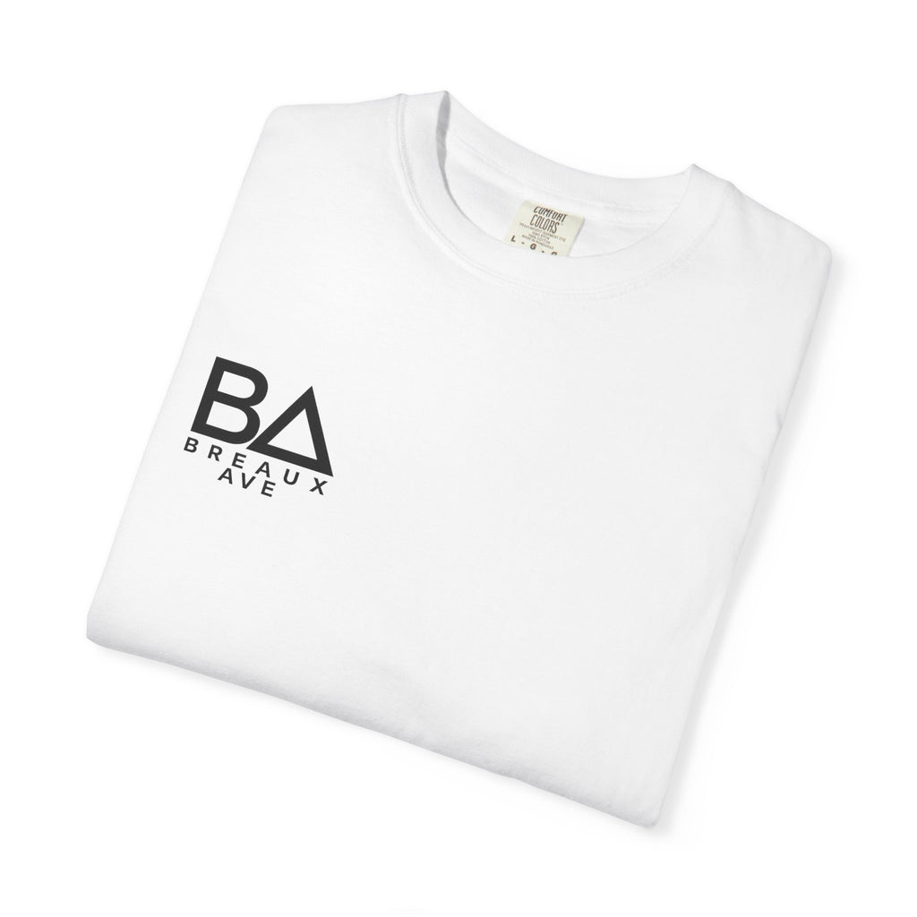 Breaux Ave “All Heart. No Hype.” Essential Tee — Sand / Bone