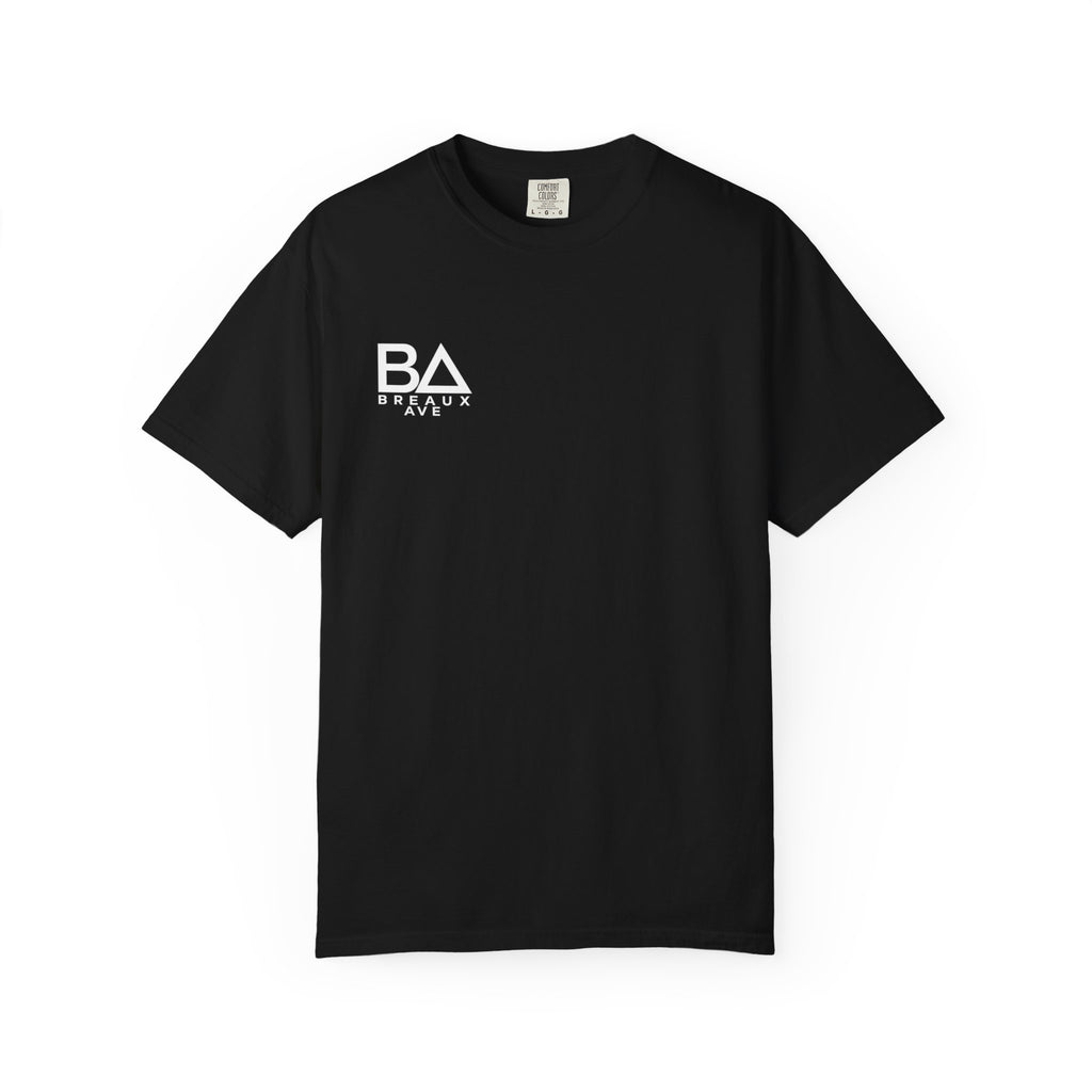 Breaux Ave “All Heart. No Hype.” Black/Grey Signature Tee